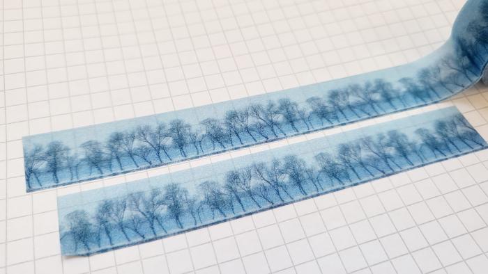 Washi Tape Blauer Nebel